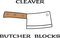 Cleaver Butcher Blocks logo
