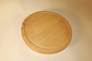 Bar cutting board, 8" round in maple