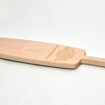 Baguette / Bagel cutting board, in maple