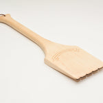 BBQ Scraper- Extra long 21", Safe & bristle free hardwood
